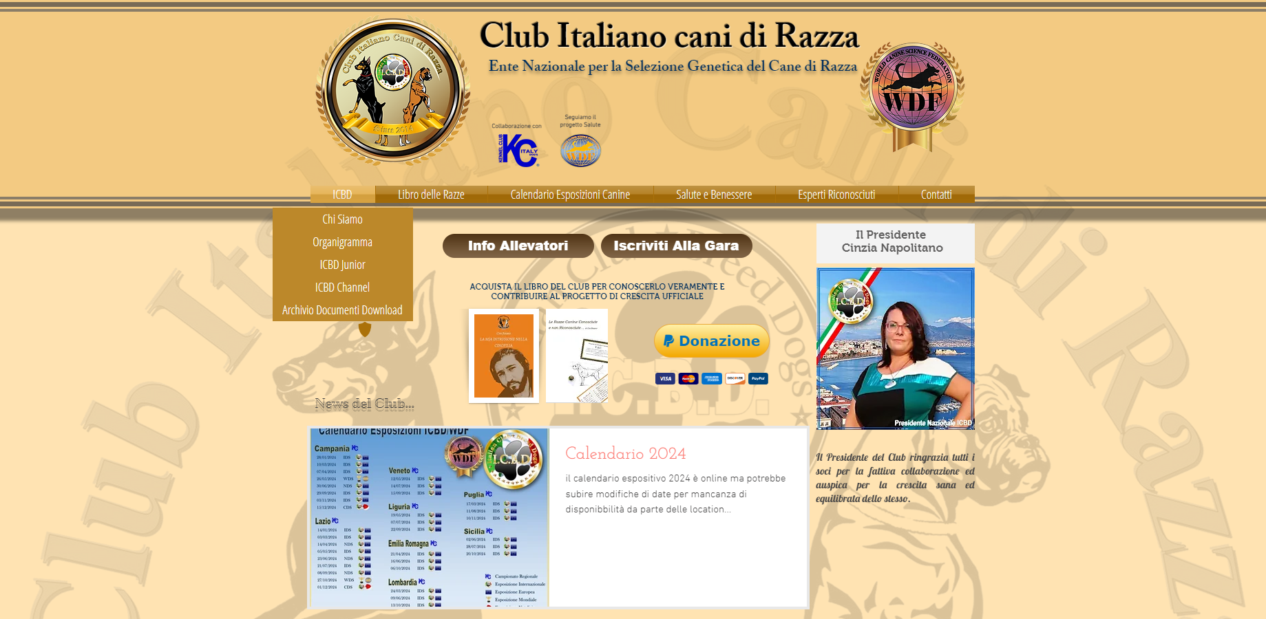 the Italian Club announces the 2024 calendar