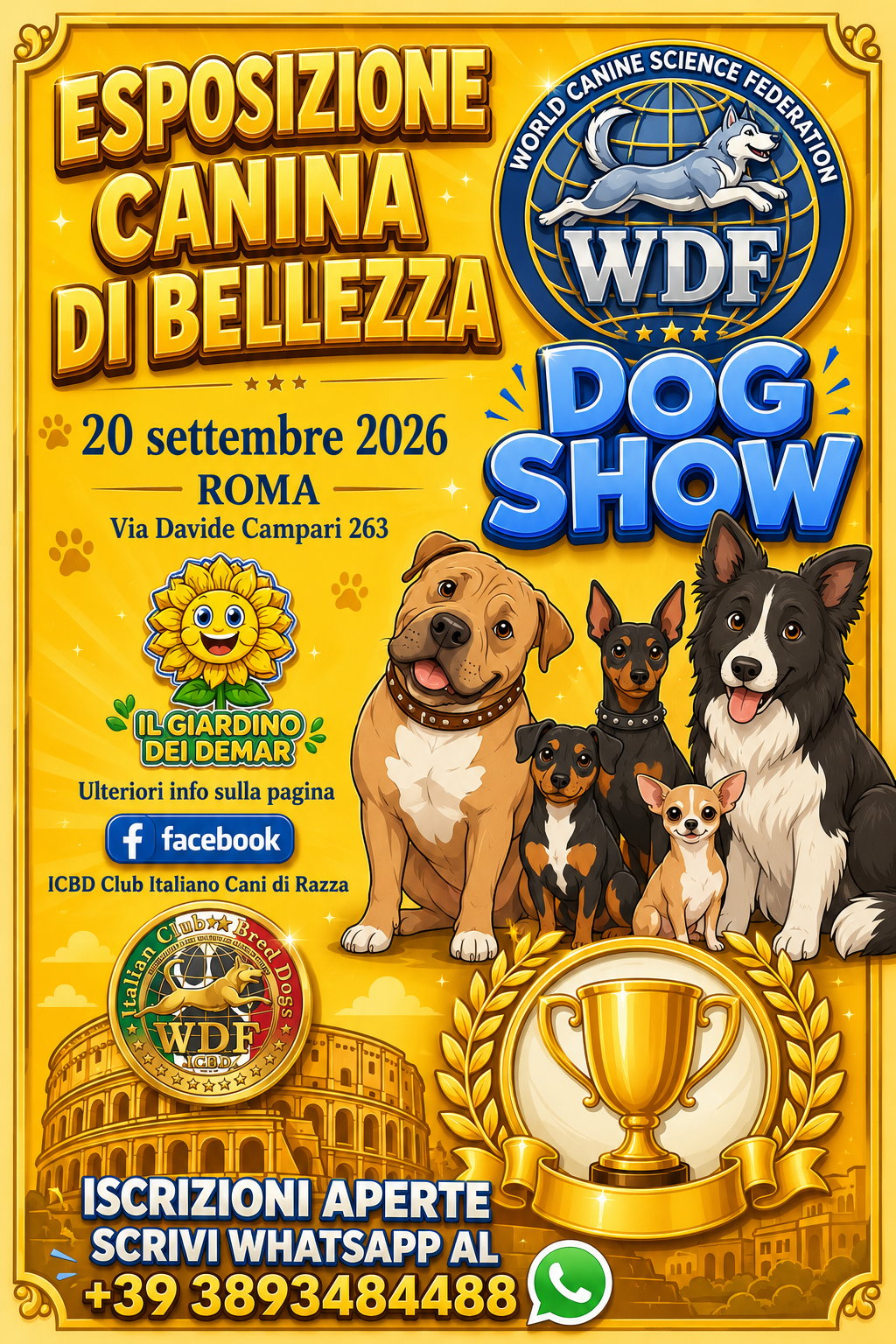 Esposizione Canina di Bellezza Roma
